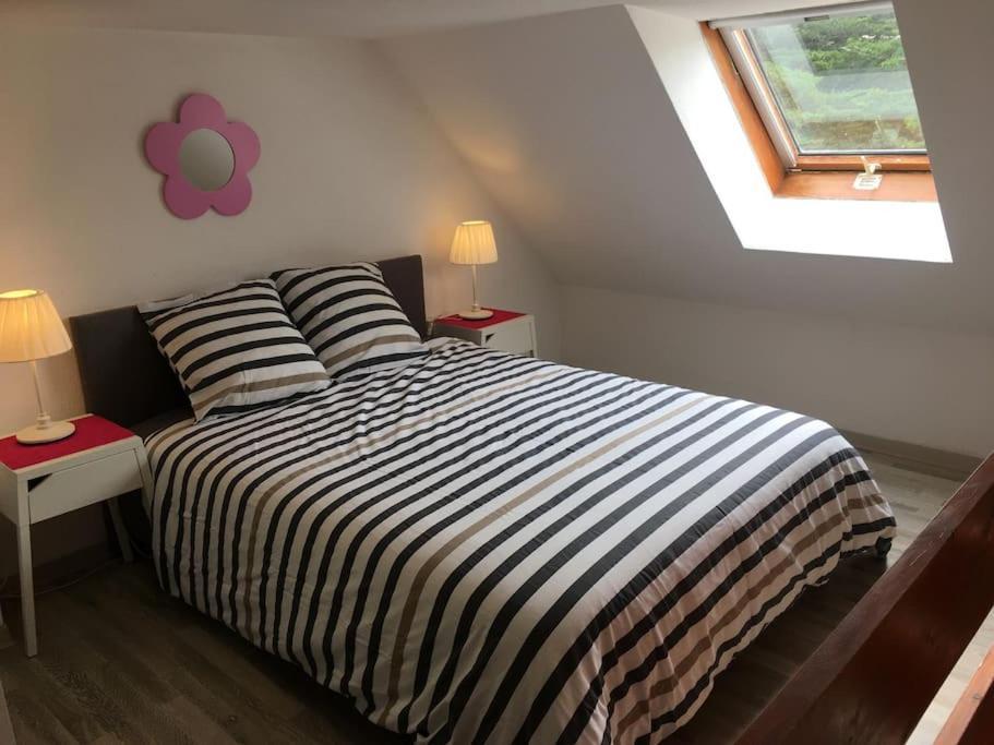 Studio Duplex Vue Mer 100M De La Plage Saint-Nic Eksteriør billede